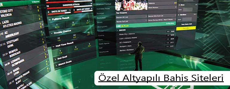 Özel Altyapılı Bahis Siteleri