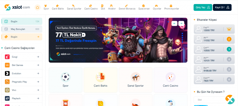 XSlot: Oyunları, Bonuslar, Ödeme Yöntemleri İnceleme
